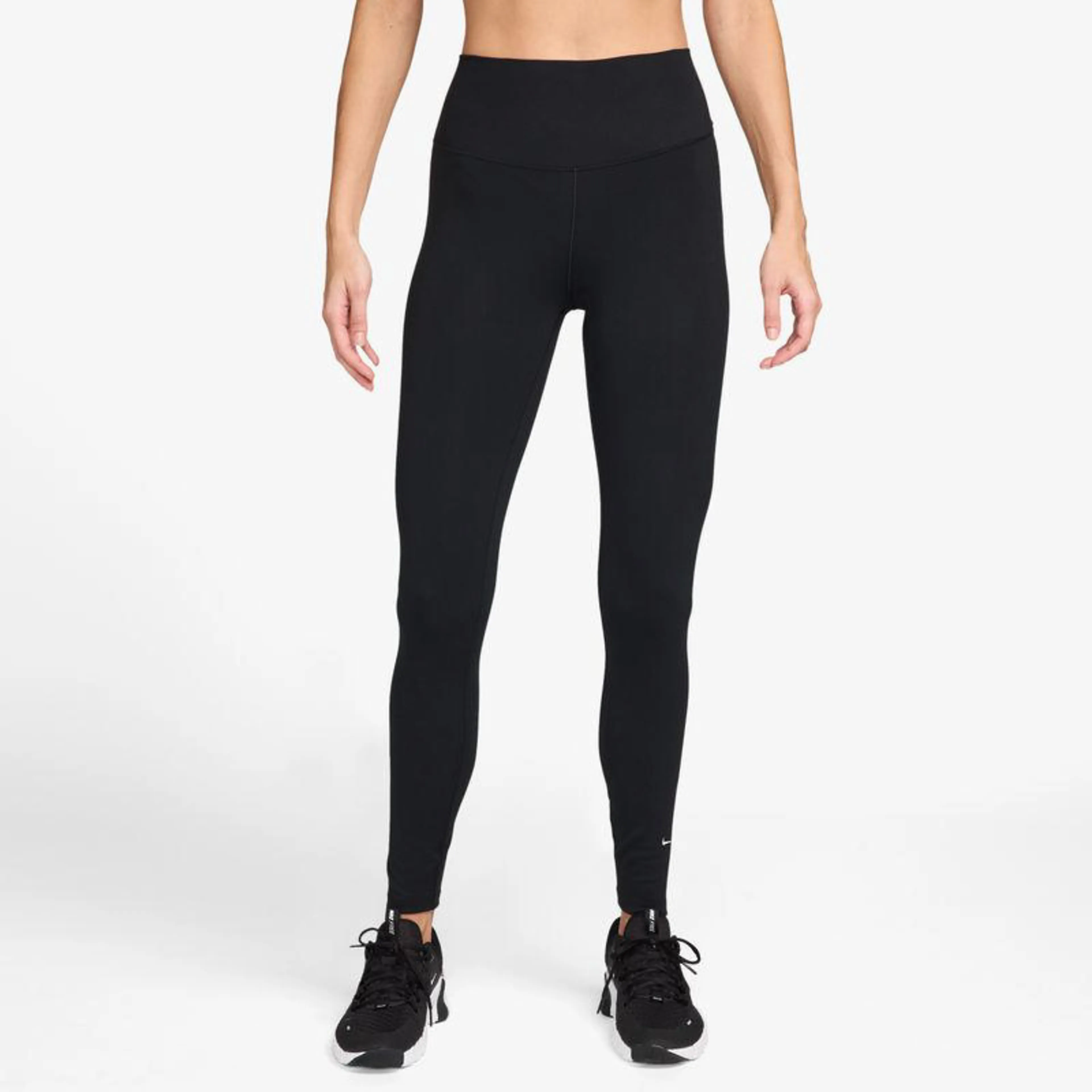 One Women's High-Waisted Full-Length Leggings